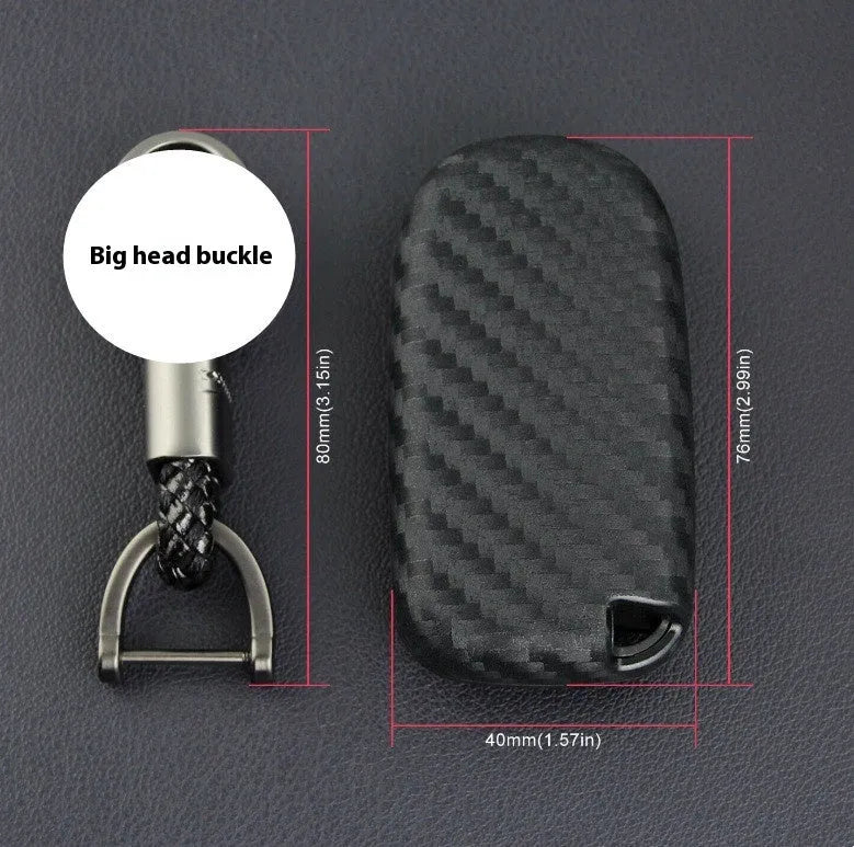 Silicone protective case for Dodge Chrysler Fiat car remote key with large head buckle option