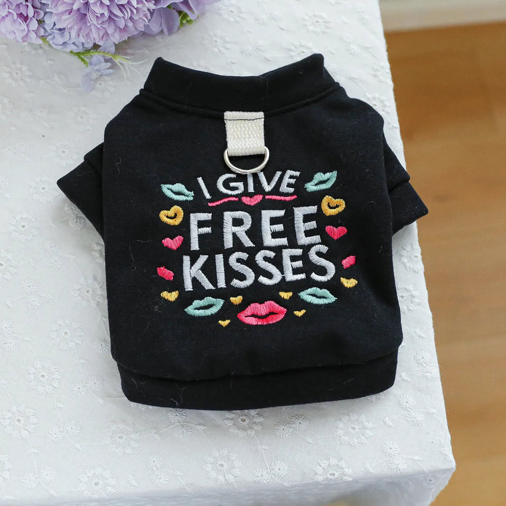 Kiss Sweater pattern pet jumper for dogs and cats in polyester casual style