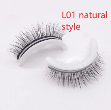 Captivating 3D layered mink-like false eyelashes for bold, voluminous eye makeup looks