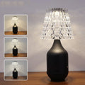 LED charging retro table lamp with USB outlet, American style, iron art plating, electrophoretic gold finish