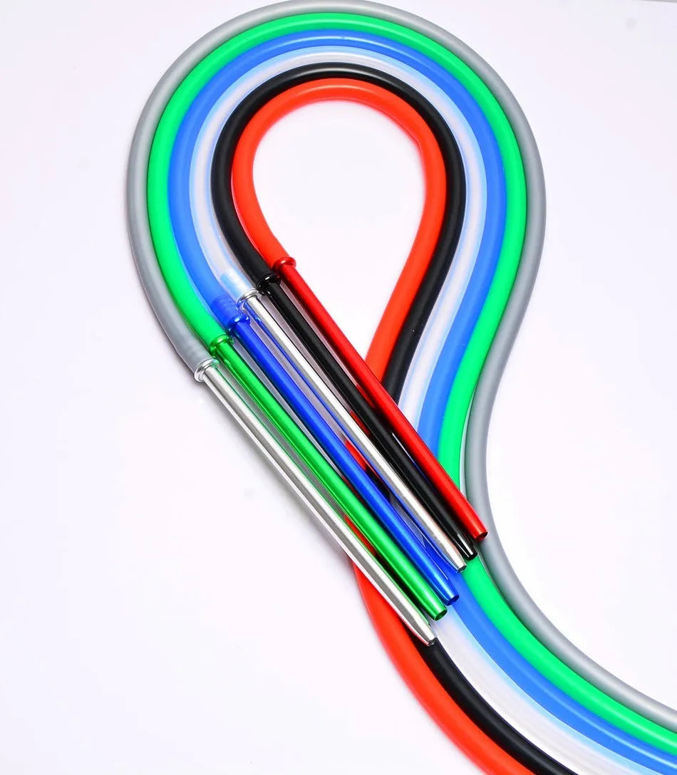 Creative silicone water fume hookah pipe in six colour options with aluminium fittings