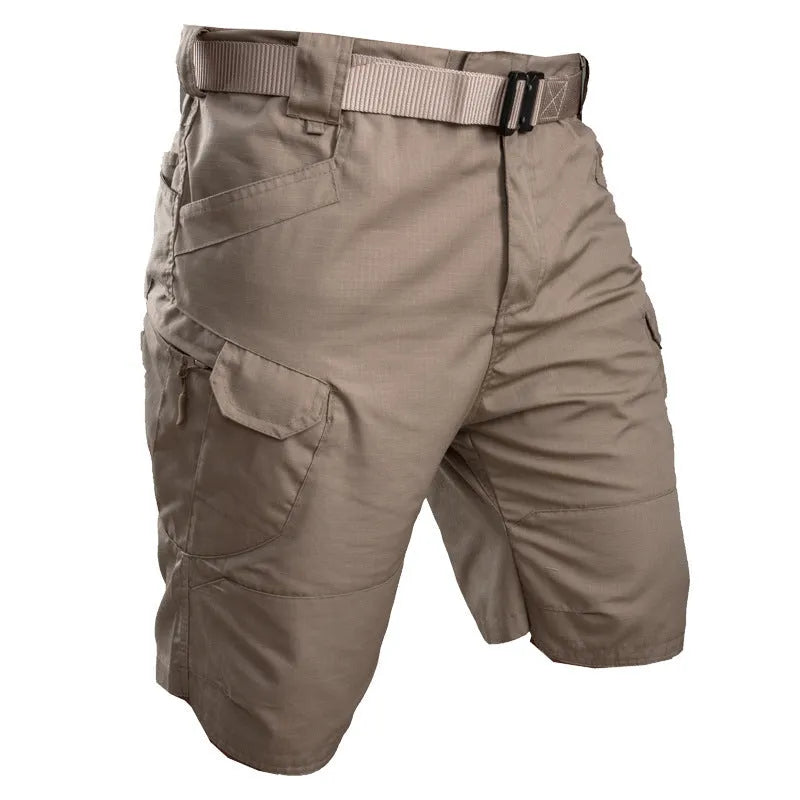 IX7 Tactical Shorts in cotton blend fabric shown in camouflage pattern colour.