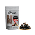 Pack of ten compressed soothing leg soak gel beads with mugwort root and bee venom ingredients