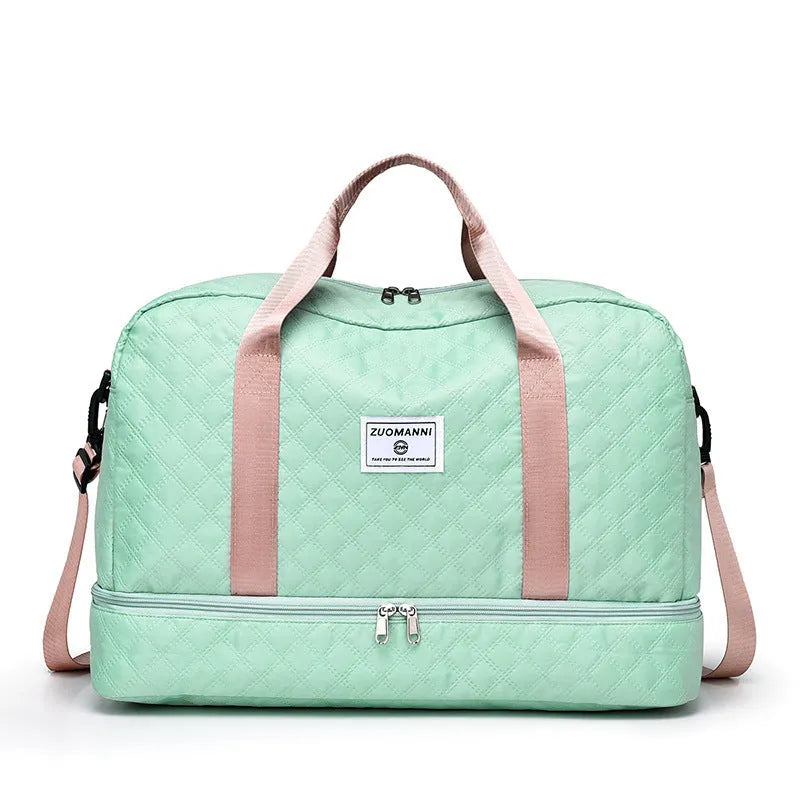 Large capacity Oxford cloth travel bag in a street trend style with multiple colour options