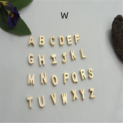 Peach Heart Shaped Letter Necklace in gold and silver finishes with alloy pendant