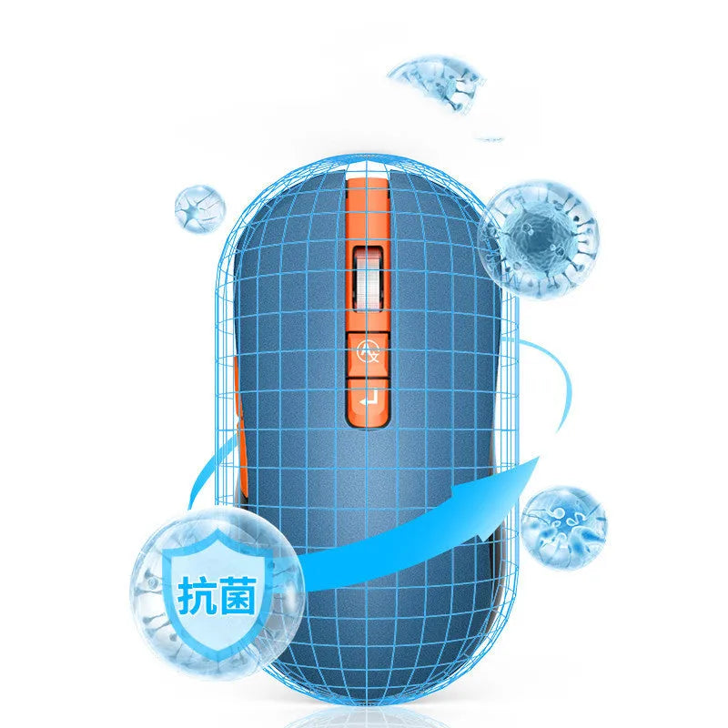 IFLYTEK wireless gaming mouse with voice translation function on a desk.