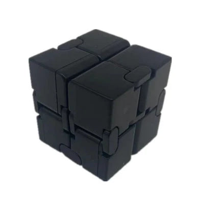 Infinity Cube Fidget Puzzle Toy in various colours for stress relief and focus enhancement