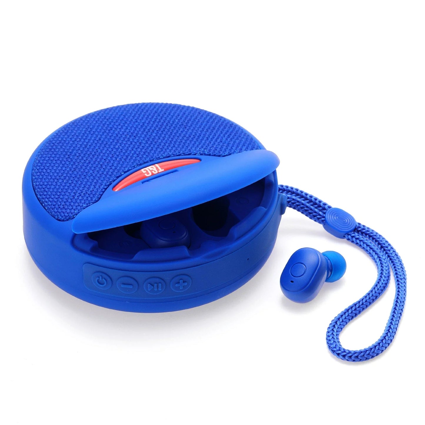 Portable Bluetooth 3D stereo speaker with wireless subwoofer for immersive audio experience