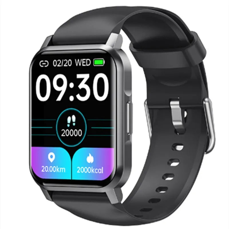 M2 smart bracelet watch with black silicone strap and 1.4-inch colour display on a wrist.