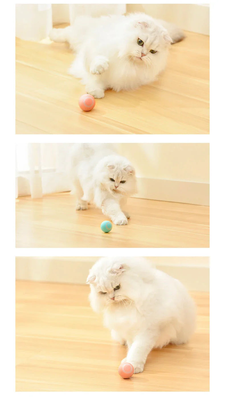 Cat Gravity Intelligent Rolling Ball Tease Toy with bionic motion technology