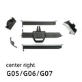 Plastic front centre air vent trim replacement part for BMW G05 G06 G07 models.