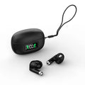 G80 wireless Bluetooth in-ear headset with digital display, white colour, plastic earbud design