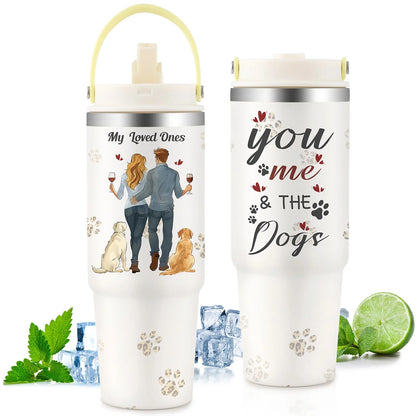 30oz stainless steel cup with double-wall vacuum insulation for temperature control