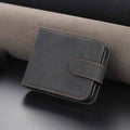 PU PC flip phone case with three card slots and magnetic closure for Samsung Z Flip 3, 4, 5 in black