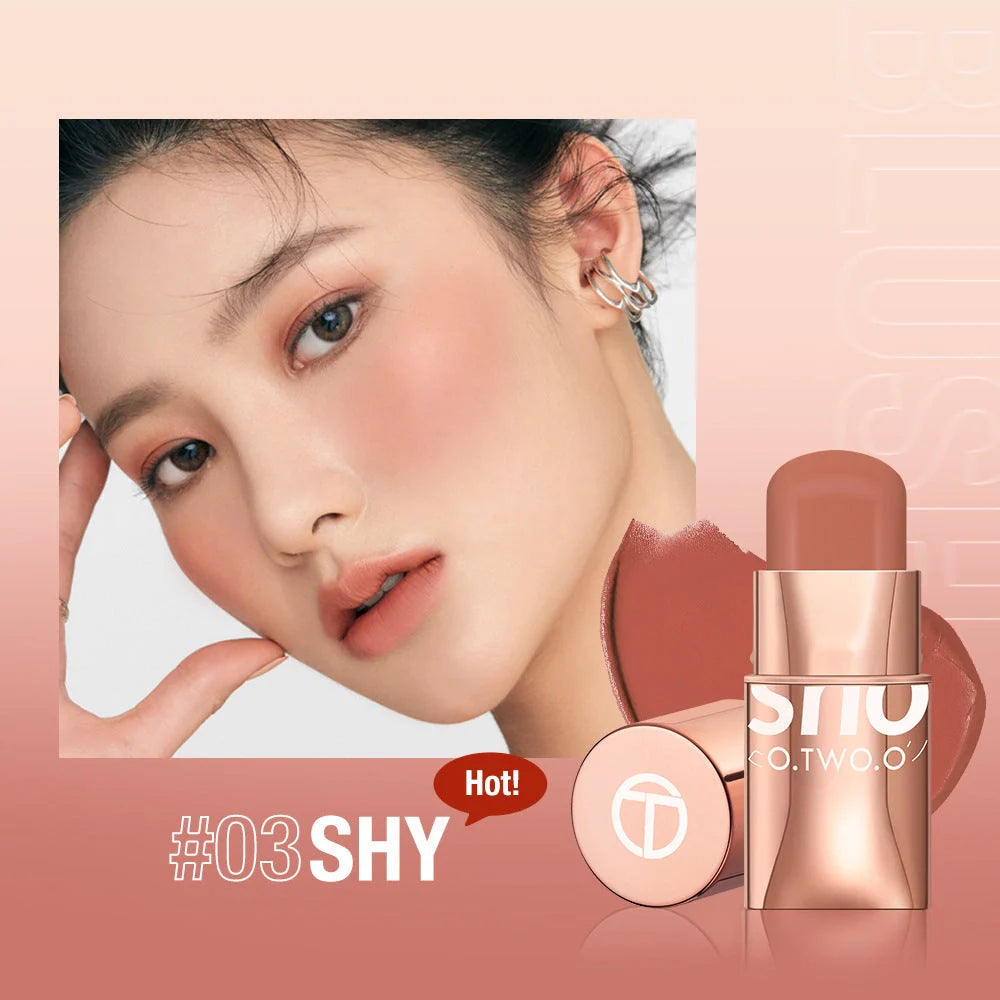 Vital Smooth Blush Cream Stick in monochrome shades for natural toning and brightening