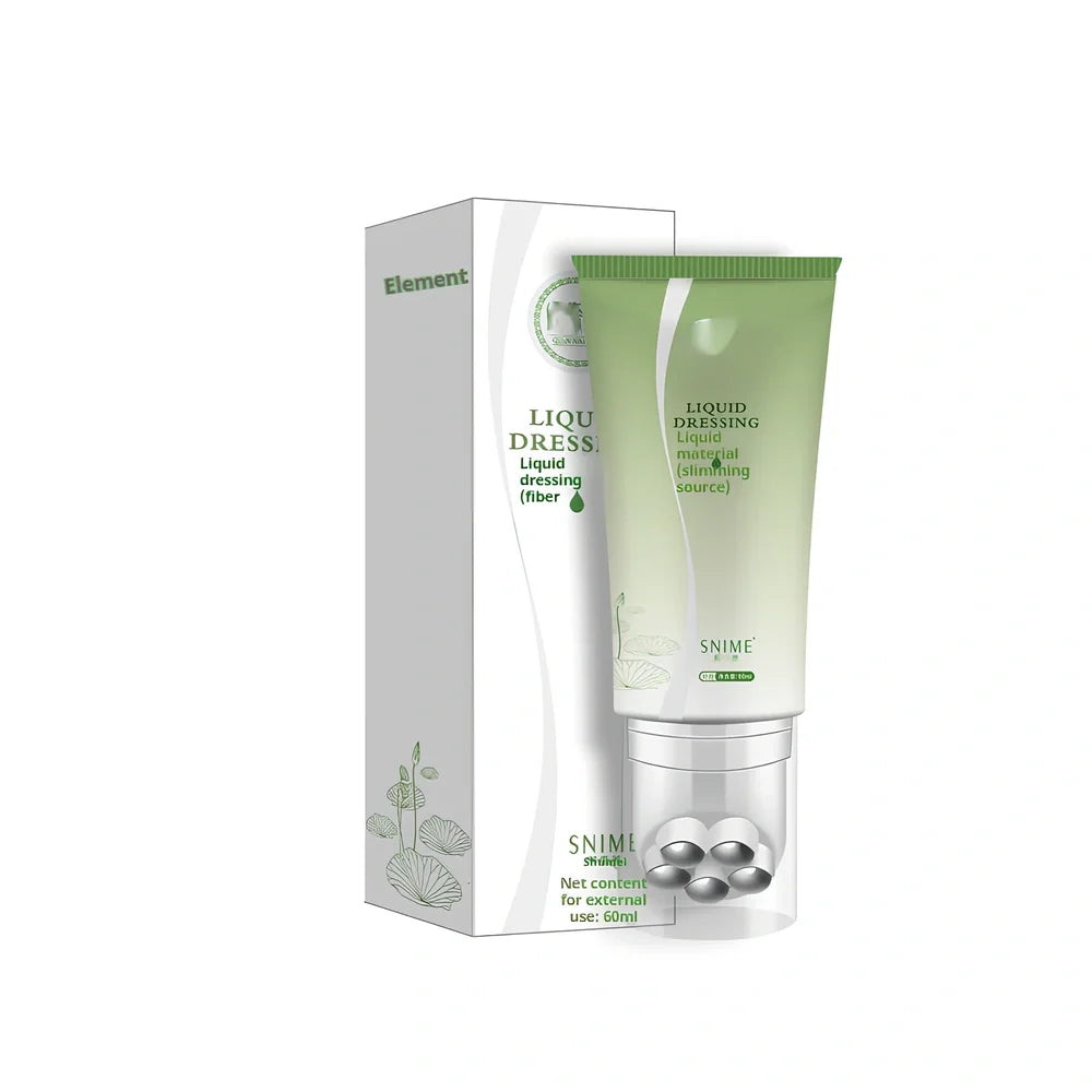 Green tinted Beauty Slimming Body Lotion tube, 200ml for firming and moisturising skin care