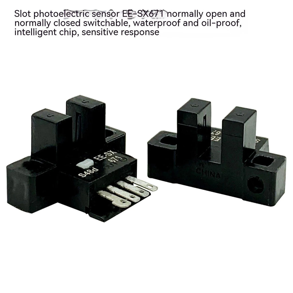 EE-SX671 miniature U-shaped groove photoelectric switch with NPN output and polycarbonate shell