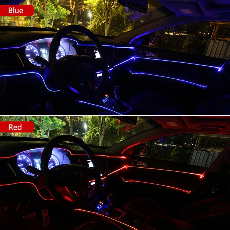 Vibrant, flexible LED strip lights in various colors for neon party decoration, bicycle accents, and customizable illumination