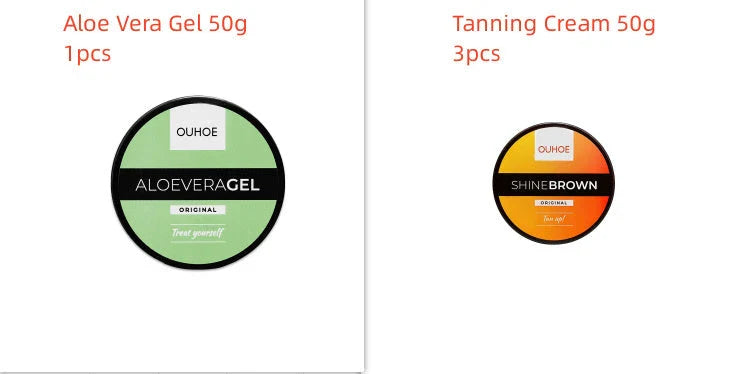 Intensive Tanning Luxe Gel Body Tanning Cream with Aloe Vera After Sun Repair