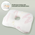 Beauty salon single hole ear pillow in New Chinese style, showing dimensions and detachable cover option