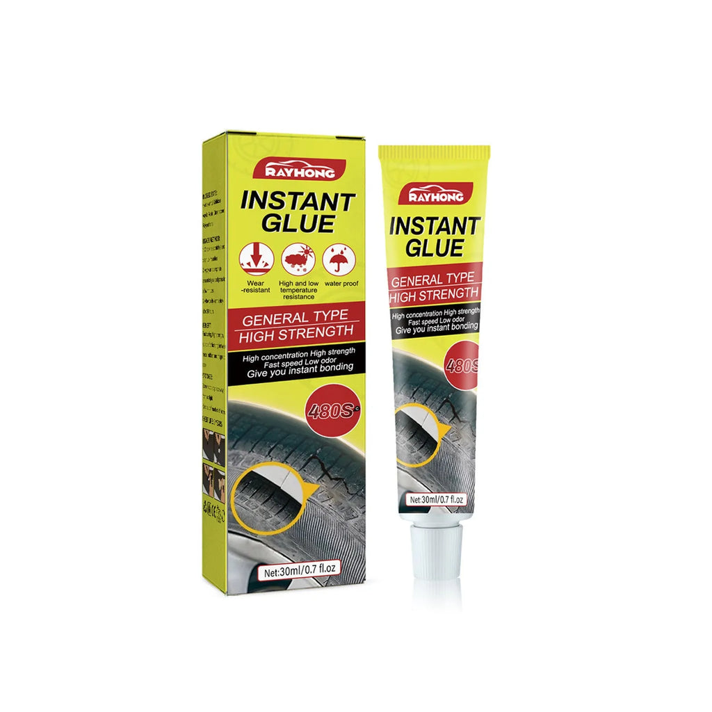 30ml car tyre repair adhesive bottle for sealing punctures and cracks