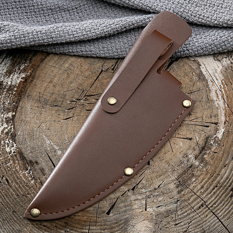 Stainless steel deboning kitchen knives with ergonomic handles and sharp molybdenum vanadium blades