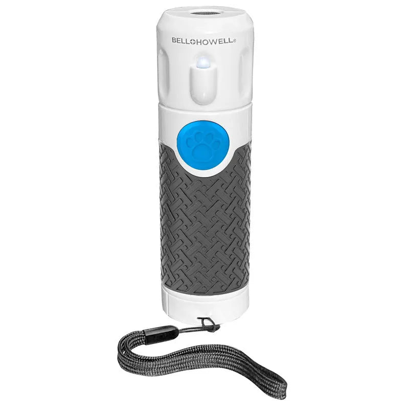 White ABS plastic handheld ultrasonic dog bark control training device