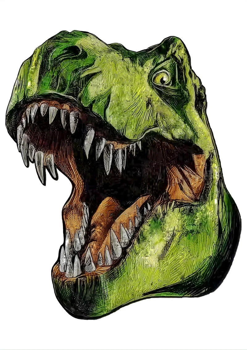 Colourful animal-shaped wooden jigsaw puzzles for children, educational and fun