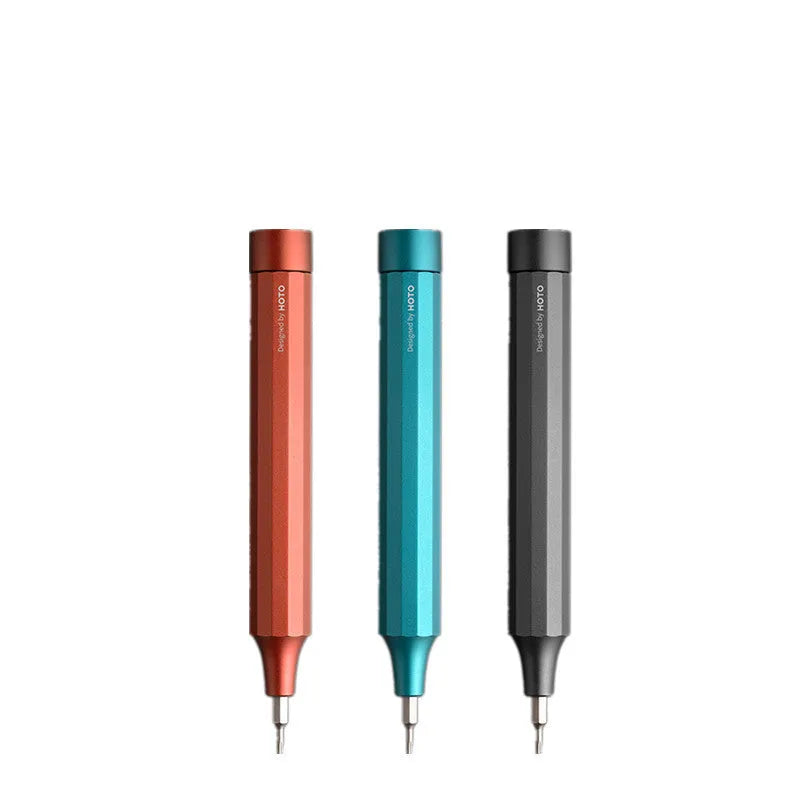 Black oxide 24-in-1 precision repair screwdriver set with magnetic bits stored in handle for phone and computer disassembly