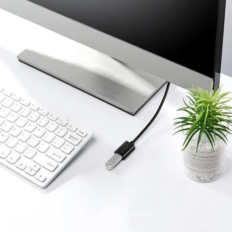 Black USB 3.0 and USB 2.0 male to female extension cable in various lengths.