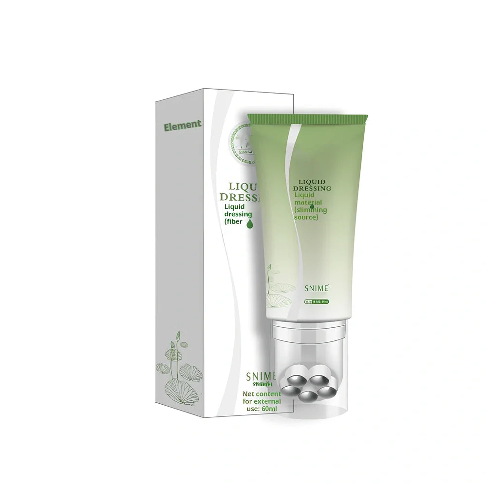 Green tinted Beauty Slimming Body Lotion tube, 200ml for firming and moisturising skin care