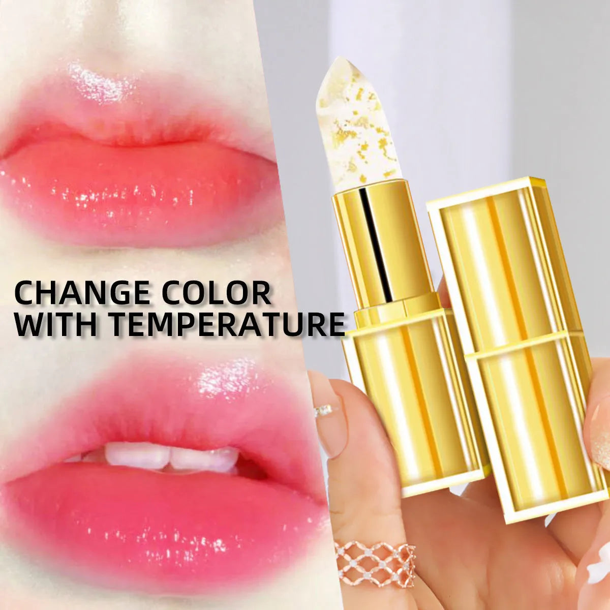 Gilding warm colour-changing anti-smudge lipstick in 3.5g bullet case
