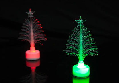 Colourful LED fiber optic night light for Christmas tree and home decoration