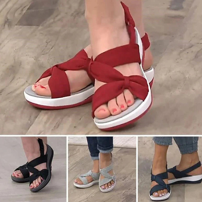 Stylish women's fish mouth sandals with cushioned rubber soles in various colors