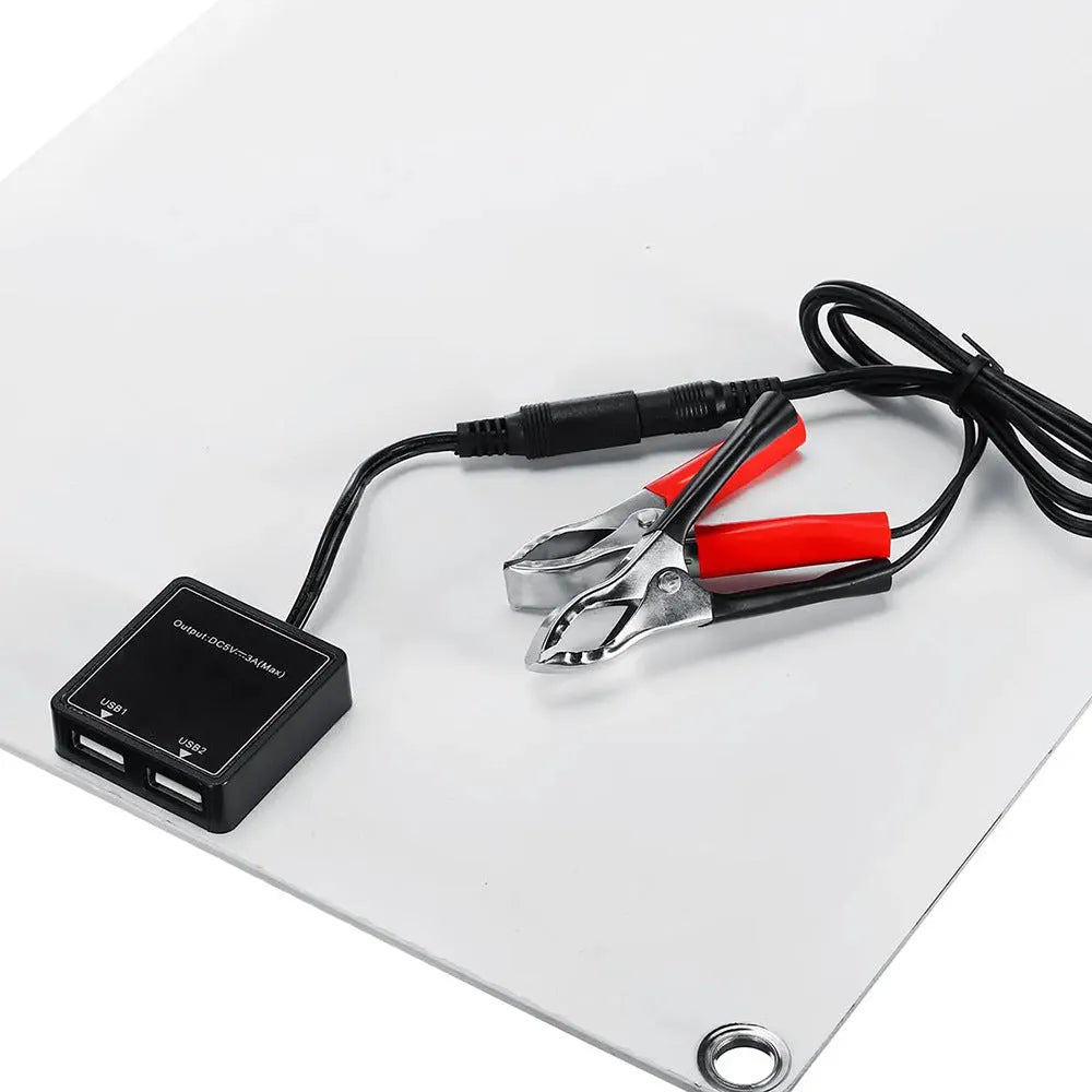 30W 18V semi-flexible solar panel for outdoor charging