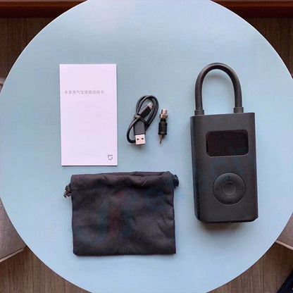 Mijia Mini Portable Car Air Pump with digital display and compact design