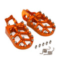 KTM foot pedal aluminium alloy orange blue motocross modified off-road motorcycle footrest