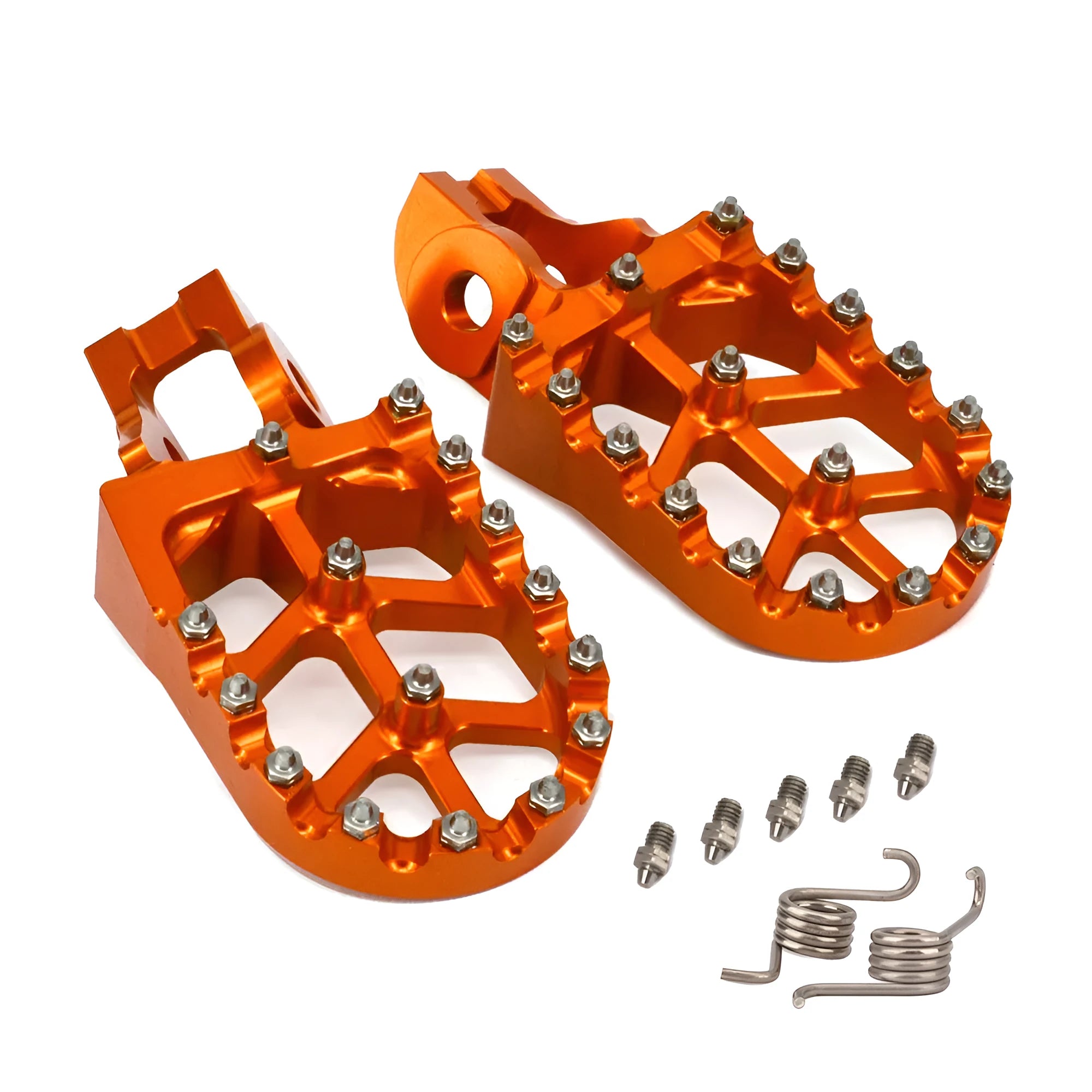 KTM foot pedal aluminium alloy orange blue motocross modified off-road motorcycle footrest