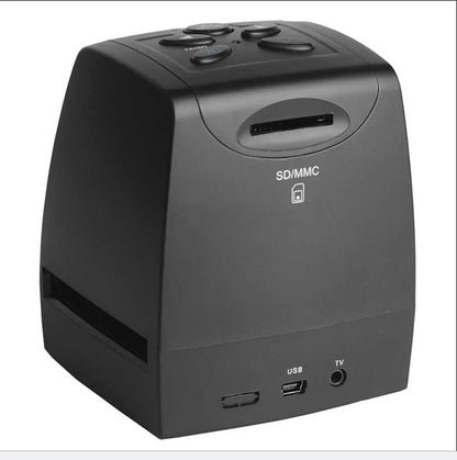 Compact 35mm film scanner with 5.0 Mega pixels resolution for high-quality digital conversion