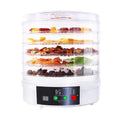 Five-layer stainless steel household food dehydrator with UK plug for kitchen food drying