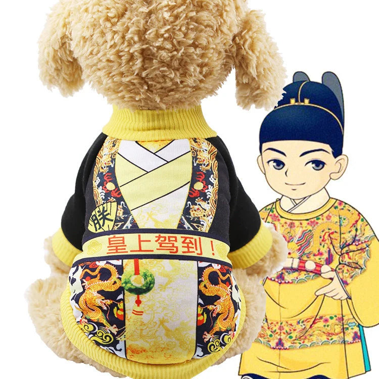 Halloween pet costumes in various styles with adjustable velcro and skull patterns