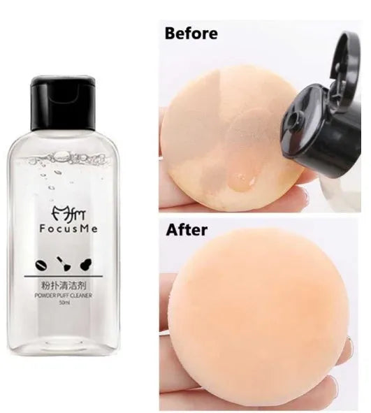 50ml makeup brush cleaning liquid in a compact 9x3x3cm bottle
