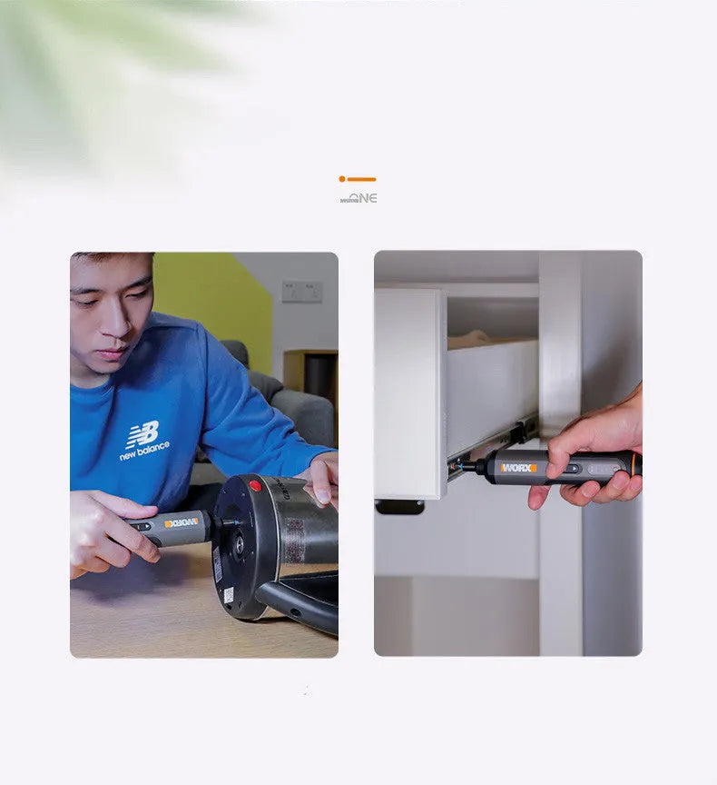 WORX WX240 3.6V cordless electric screwdriver with variable speed and torque control