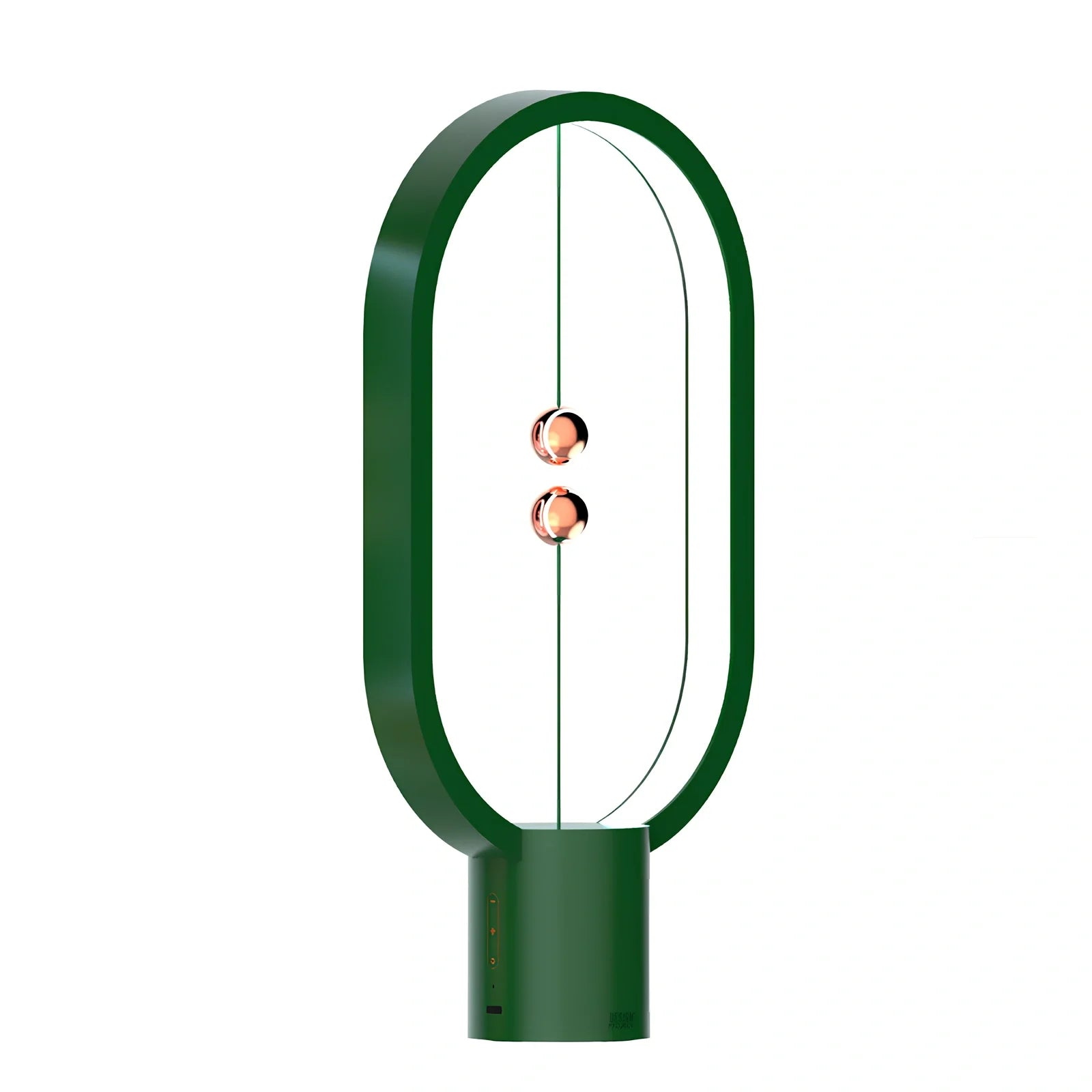 Magnetic bedside night light with ball activation system and adjustable brightness settings