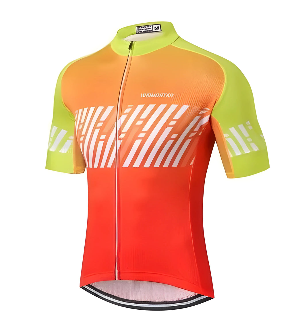 Lustrious ultralight cycling jersey with race-ready design and moisture-wicking fabric