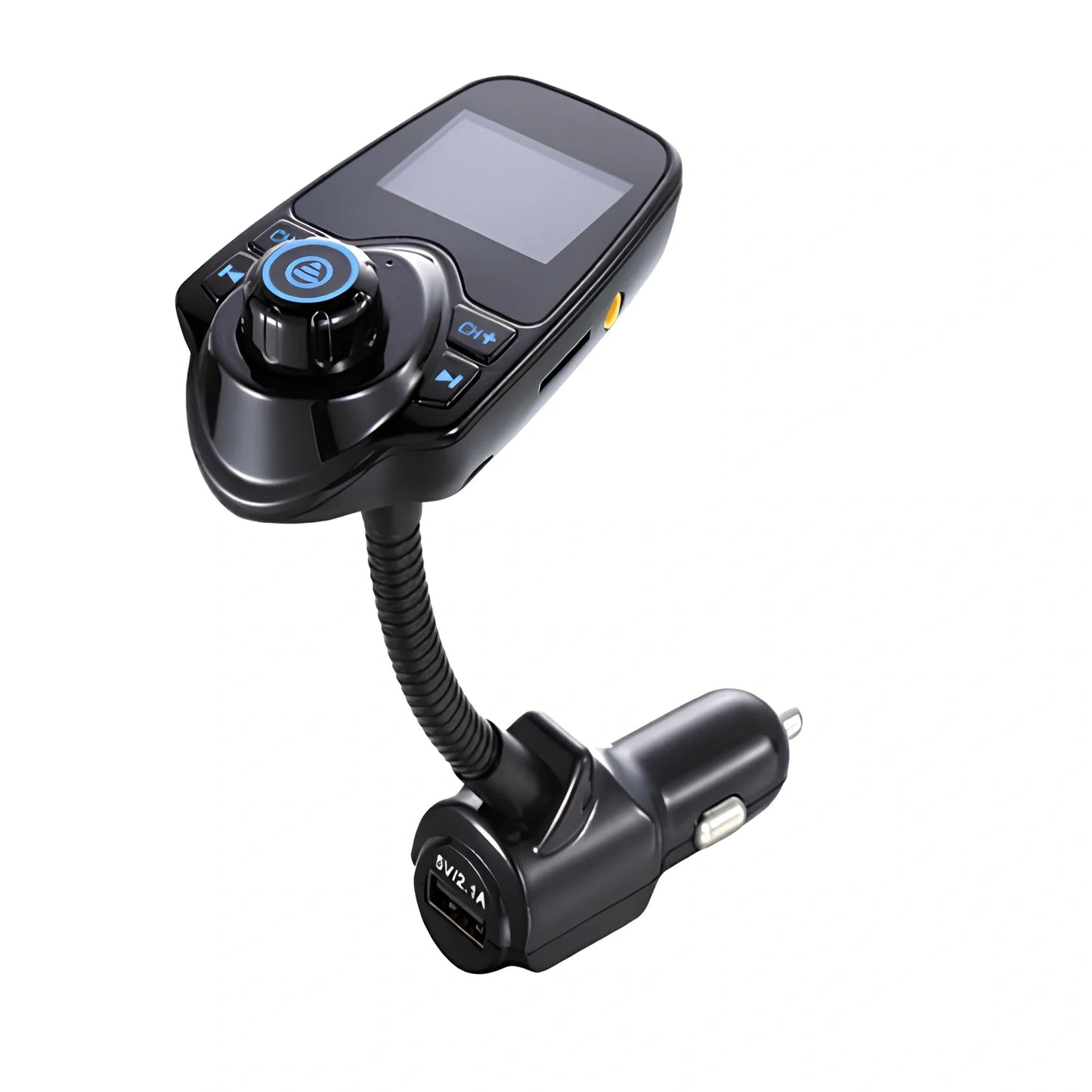 Compact black Bluetooth speaker with fabric mesh front and rubberised base, measuring 18cm wide