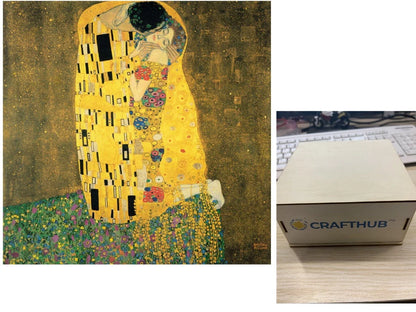 Animal Puzzle Craft Hub A3 Size Wooden Box for puzzle storage and display