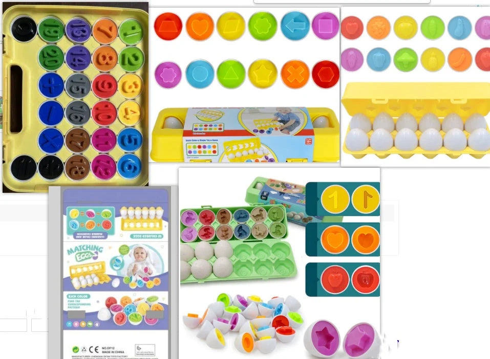 Smart Egg Toy for kids educational shape matching game BPA-free