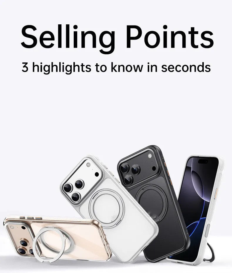 Gear decompression phone case with damping sound, frosted finish, black colour, for iPhone 17 Pro Max