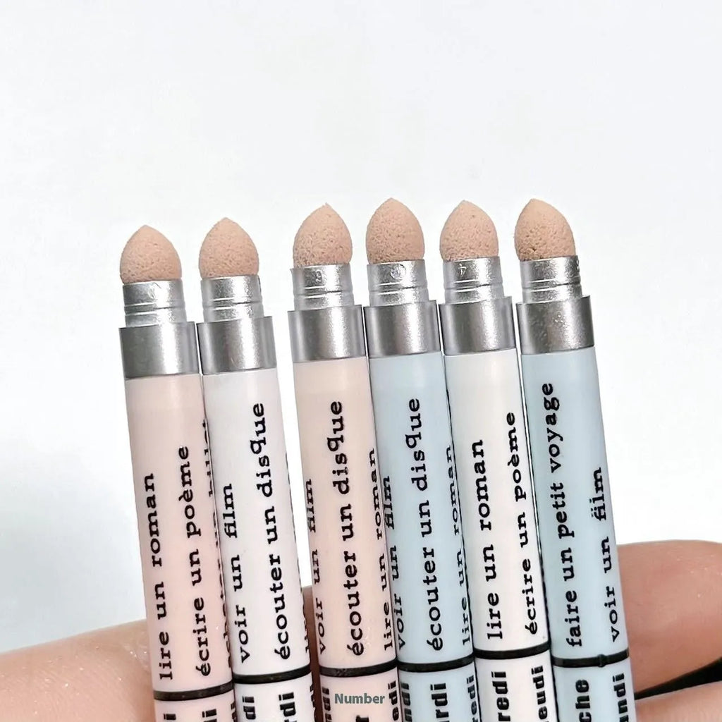 INS-style dual-tip eyeshadow pen in a range of 15 colours including pearlescent and maroon